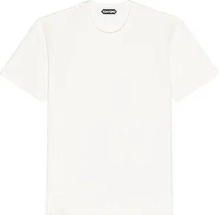 TOM FORD Short Sleeve T-Shirt in White
