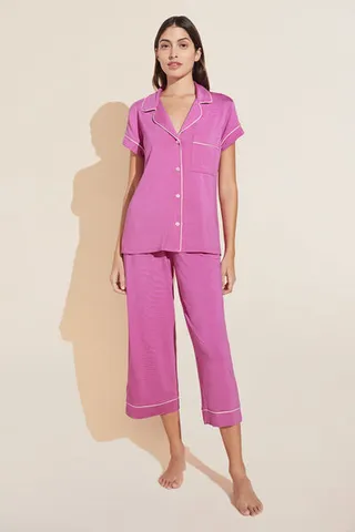 Gisele Tencel Modal Short Sleeve Cropped PJ Set