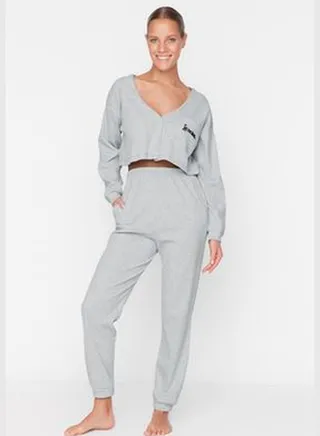 Embroidered Pyjama Set