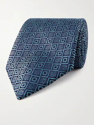 8.5cm Silk-Jacquard Tie