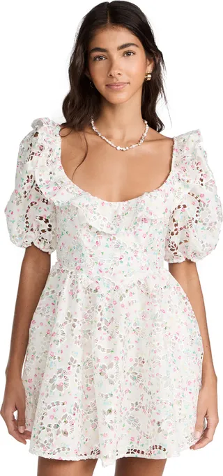 For Love & Lemons Magnolia Mini Dress
