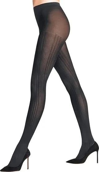Falke Prime Ribbed Tights (Blue (Marine 6179)) Hose