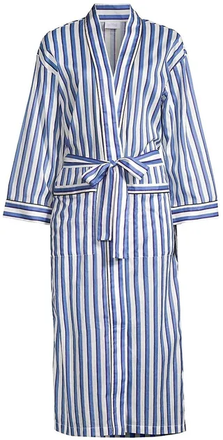Striped Cotton Robe