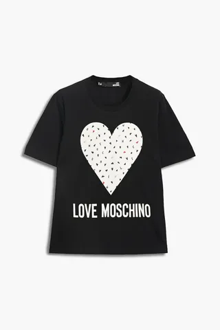 Printed stretch-cotton jersey T-shirt