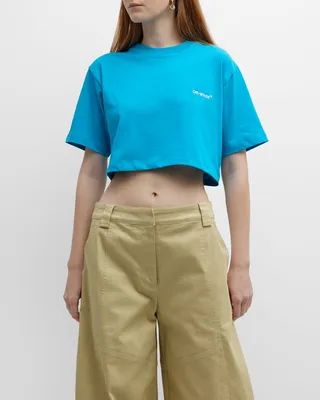 For All Helv Crop T-Shirt