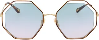 Chloé Eyewear Octagonal Frame Sunglasses
