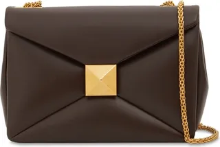 One Stud smooth leather shoulder bag