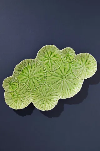 Lilypad Platter Green