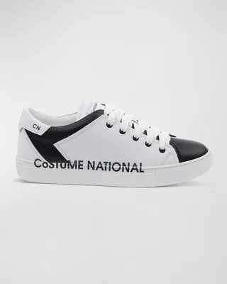 Men's Logo Bicolor Low-Top Sneakers