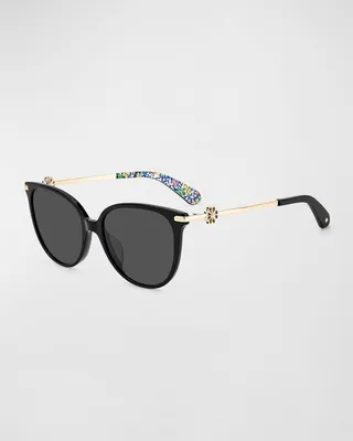 Kristina Round Acetate Sunglasses