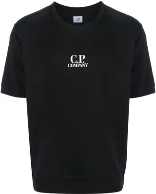 logo-print detail T-shirt