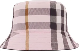Check-Pattern Bucket Hat