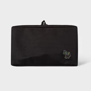 Black Zebra Logo Fold Out Wash Bag