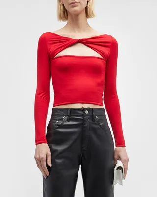 Artemis Cut-Out Twist Top