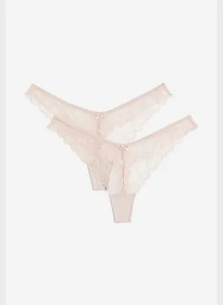 2 Pack High Leg Brief