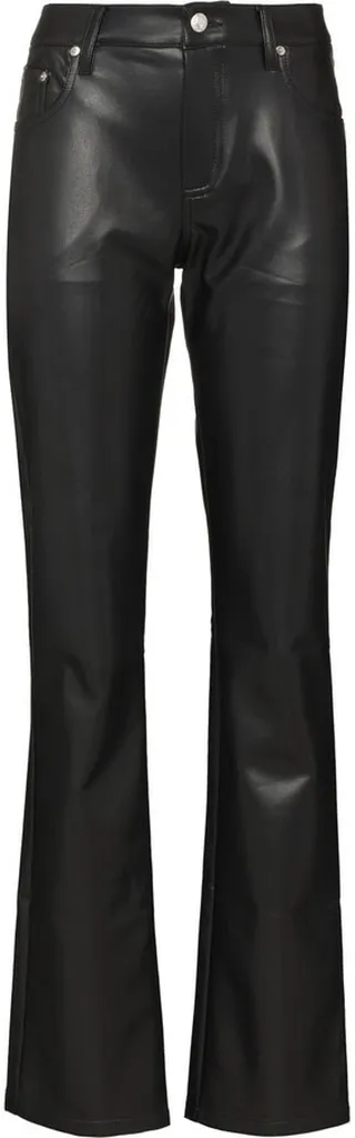 Mid-Rise Straight-Leg Trousers