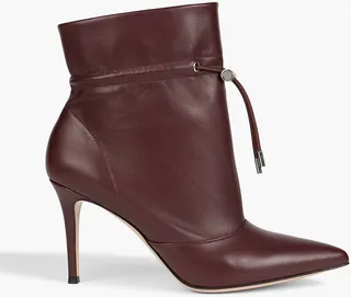 Leather ankle boots