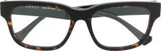 Square-Frame Optical Glasses