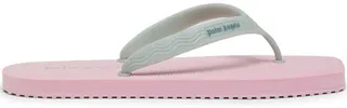 Logo-Print Two-Tone Flip Flops