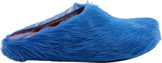 Marni Round Toe Slip-On Slippers