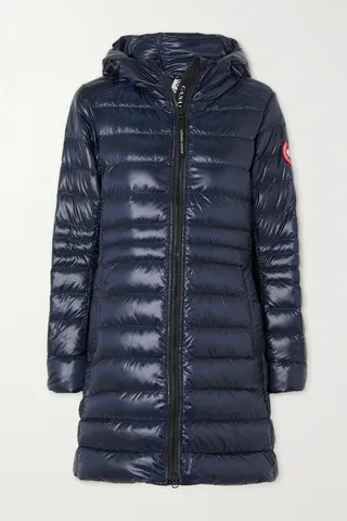 Canada Goose - Cypress Hooded Quilted Recycled-ripstop Down Coat - Blue
