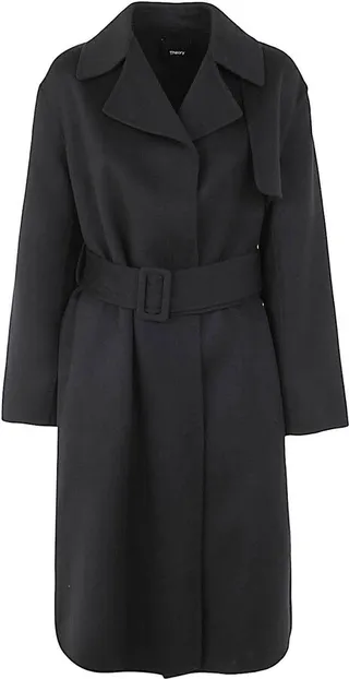 Wrap Wool Cashmere Coat