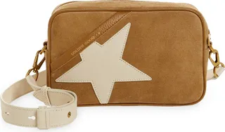 Large Star Suede Camera Bag