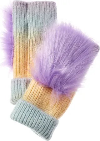 Adrienne Landau Wool-Blend Gloves