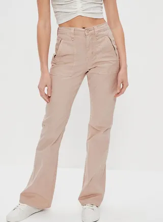 Flared High Waist Pants