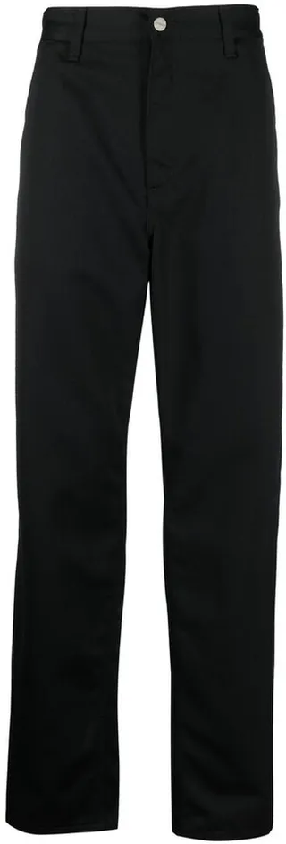 Logo-Patch Straight-Leg Trousers