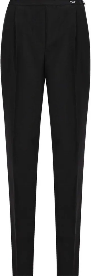 High Waist Tailored Trousers