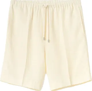 Press-Creased Drawstring Shorts