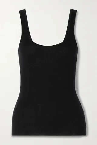 Co - Cashmere Tank - Black