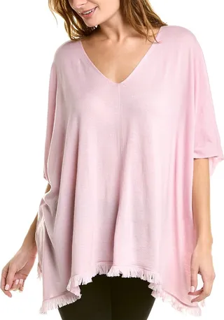 Johnny Was Lightweight Wool & Cashmere-Blend Poncho