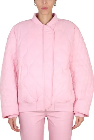 Quilted Bomber Jacket
