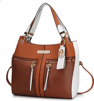 Sofia Vegan Leather Tote with Keyring