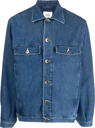 Logo-Print Denim-Jacket
