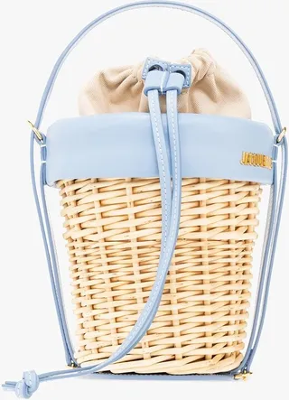 Jacquemus Le Panier Seau Wicker Bucket Bag