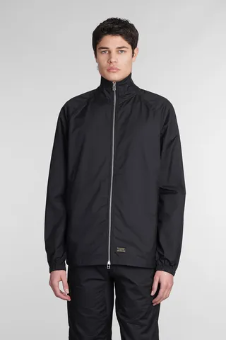 Casual Jacket In Black Cotton