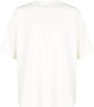 logo-embroidered short-sleeve T-shirt