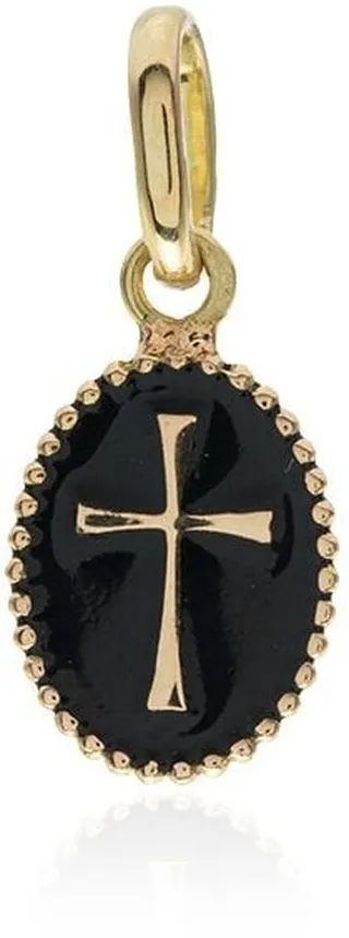 18kt Yellow Gold Cross Charm