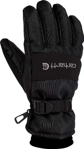 Carhartt Men's W.P. Waterproof Insulated Glove (Black) Extreme Cold Weather Gloves