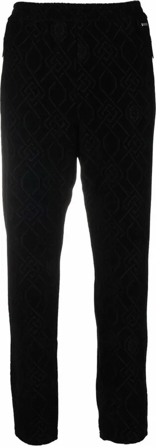Monogram-Print Cropped Trousers