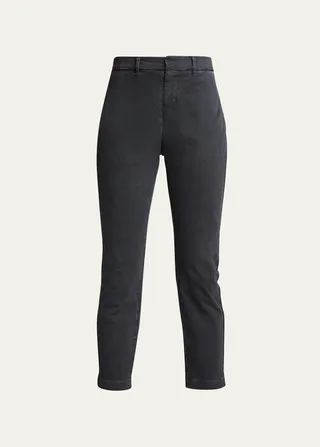 Tel Aviv Mid Rise Skinny-Leg Crop Pants