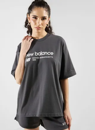 Linear Heritage Jersey Oversized T-Shirt