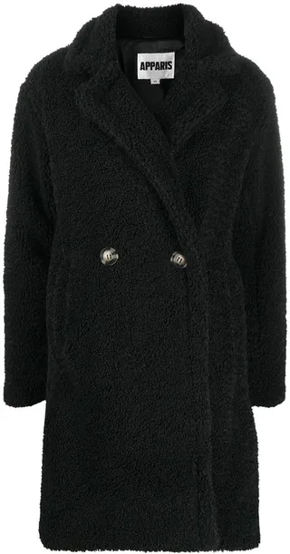 Anouck faux-sherling coat