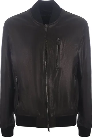 Bomber Dondup In Leather