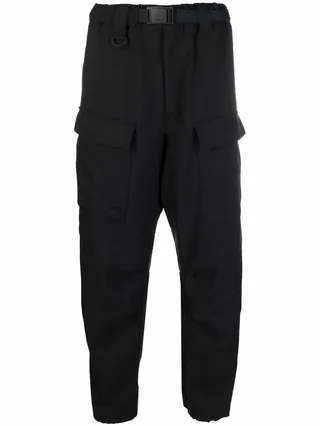 Belted Straight-Leg Trousers