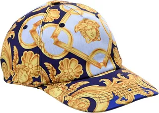 Versace Barocco Print Baseball Cap