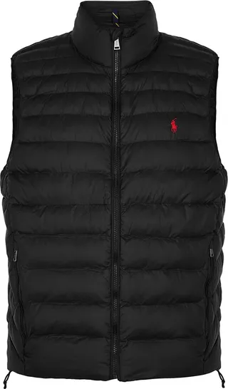 Polo Ralph Lauren Logo-embroidered Quilted Shell Gilet